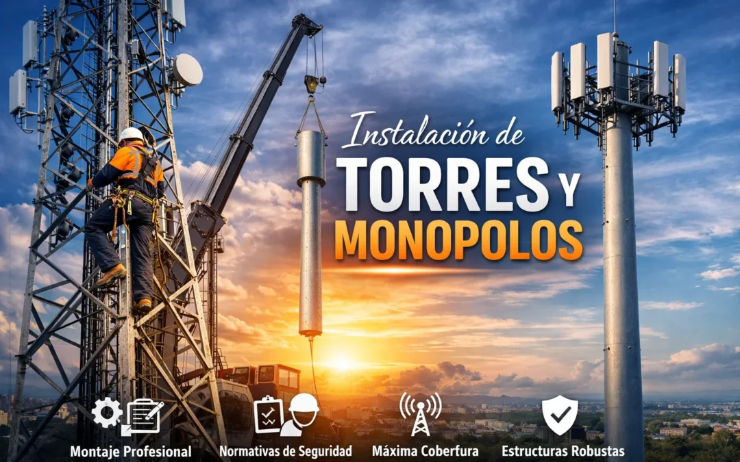 Instalación de Torres y Monopolos: Infraestructura Clave para las Telecomunicaciones